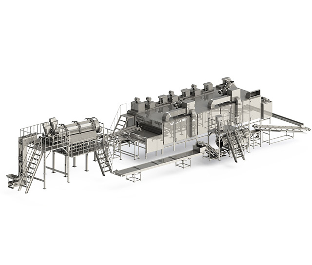 煙臺調味果仁烘烤生產線
